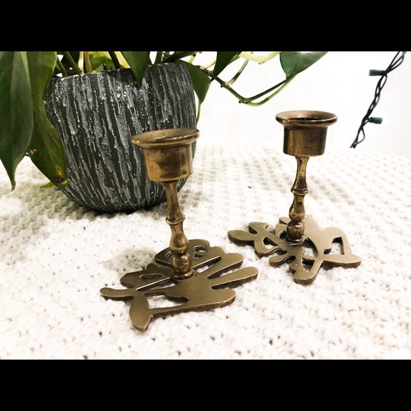 Vintage candle holder/sticks - Picture 2 of 2